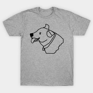 Toby the Dog Minimal Outline T-Shirt